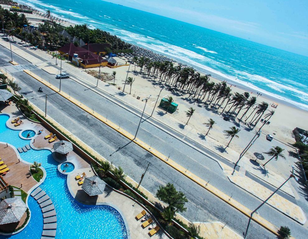 Gran Mareiro Hotel Fortaleza  Exteriör bild Aerial view of the boardwalk